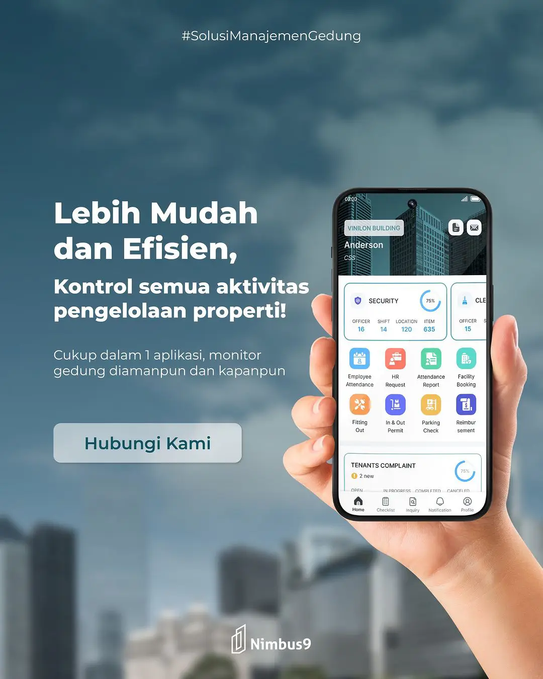 Nimbus9 - Apllikasi Maintenance Gedung